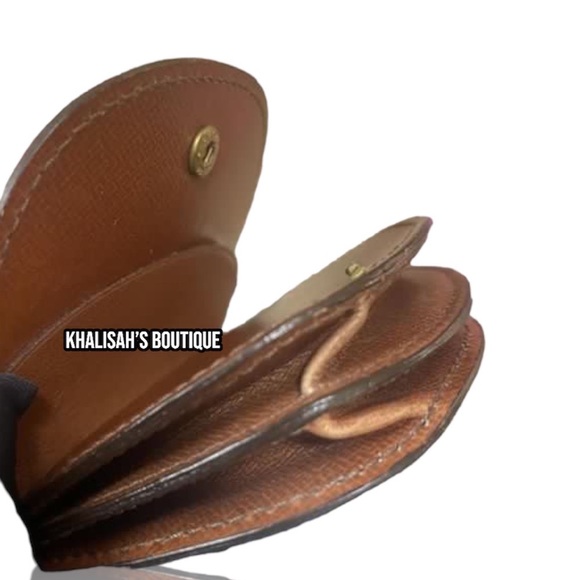 Very Rare! LOUIS VUITTON Collectible Wallet Coin Case LV Monogram Compact Holder - Picture 7 of 11